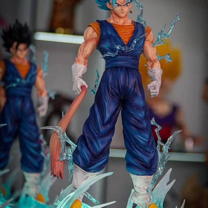 Dragon Ball New 40CM Statue Bro JT HB Beget Glowing Triple Head Sculpture Top-tier Version Anime Figures Display Ornament High Quality Gift
