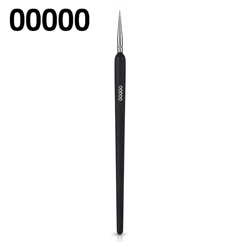 Outline Hand-Painted Watercolor Brush: Wolf Hair, Fine Line & Thick Round Handle for Chinese Painting & Nail Art.