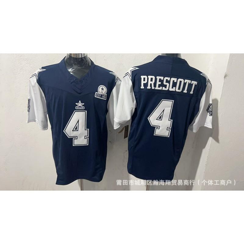 3rd Gen Cowboys Football Jersey Embroidered Rugby Game Shirt Men Women