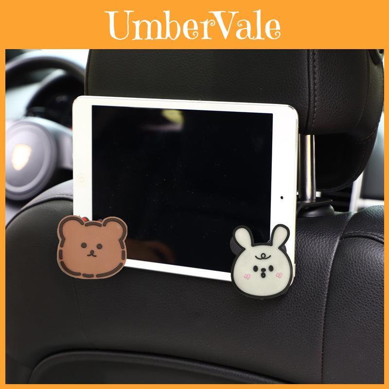 Creative Cartoon Car Headrest Hook Multifunctional Hidden Hook For Car Interior Decoration
