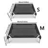 Chew Proof Pet Cat Cot Breathable Mesh Cat Hammock Washable Elevated Dog Bed  All Seasons