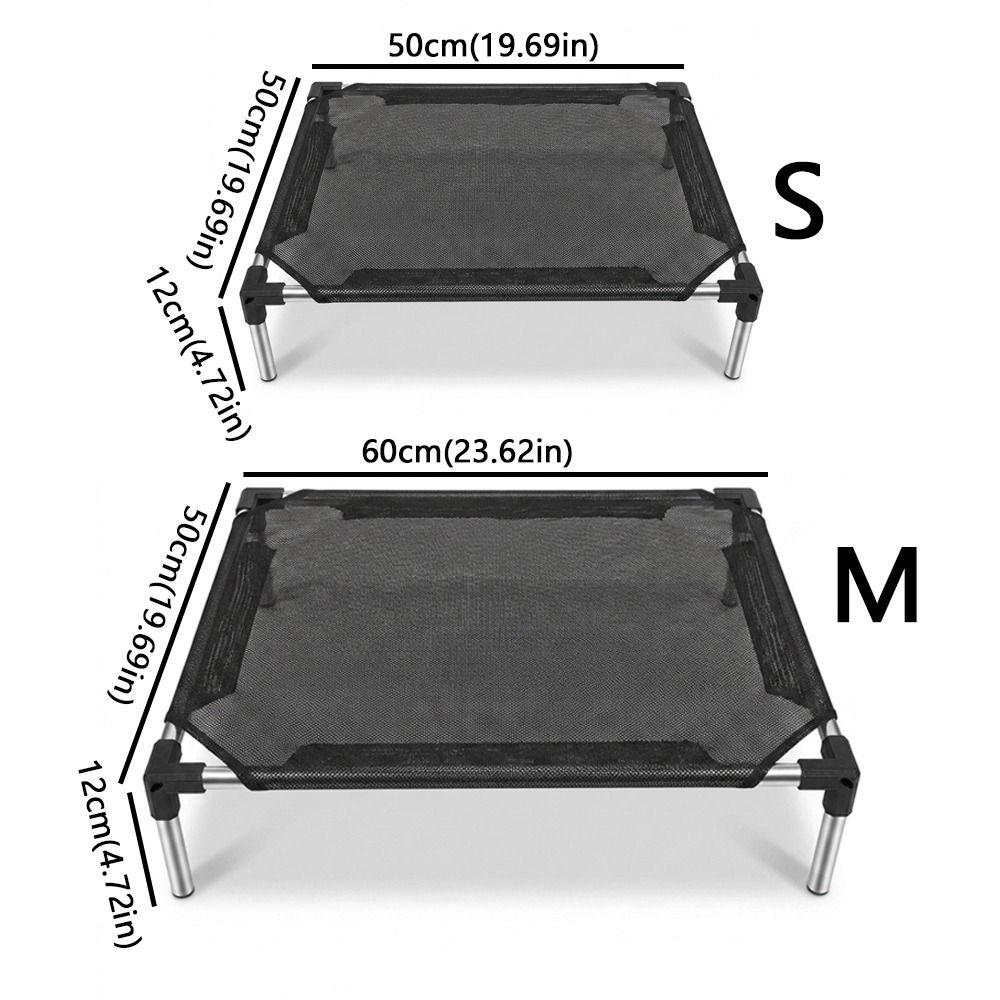 Chew Proof Pet Cat Cot Breathable Mesh Cat Hammock Washable Elevated Dog Bed All Seasons
