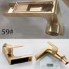 LED Bathroom Basin Faucet Hot and Cold Crane Brass Digital Display Sink Mixer Single Lever Sink Faucet Water Faucet Crane