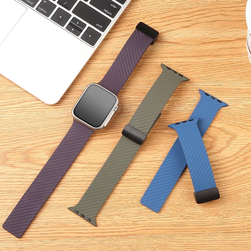 Straps For Apple Watch Ultra 2 Bands 49mm 44mm 45mm 41mm 40mm 46mm 42mm Magnetic Correa Bracelet iWatch Series 9 8 7 10 6 SE 5