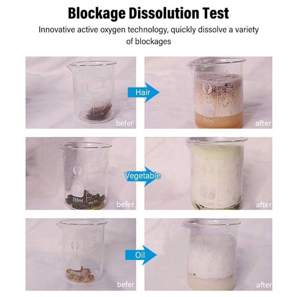 Verstopfungsauflöser Küche Starkes Fett Starkes Rohreinigungsmittel Rohrentstopfer Leistungsstark