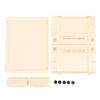 Storage Bin with Lid 20L Stackable Storage Container with Wheels Folding Storage Box Closet Organizer Storage for