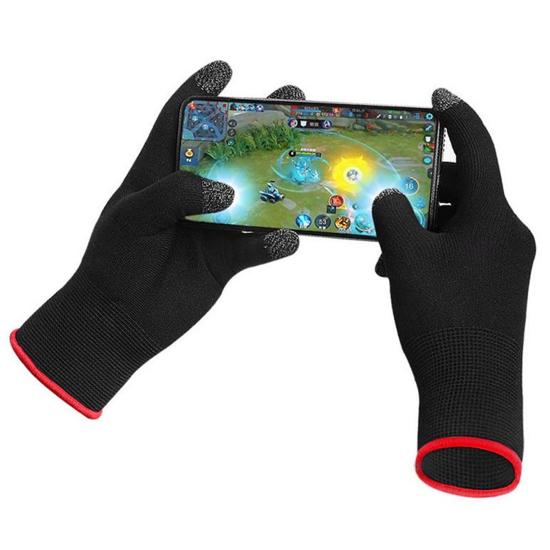 Gaming Touch Screen Gloves Unisex Warm Breathable Ultra-thin 5-finger Anti-slip Sweat-proof Gloves