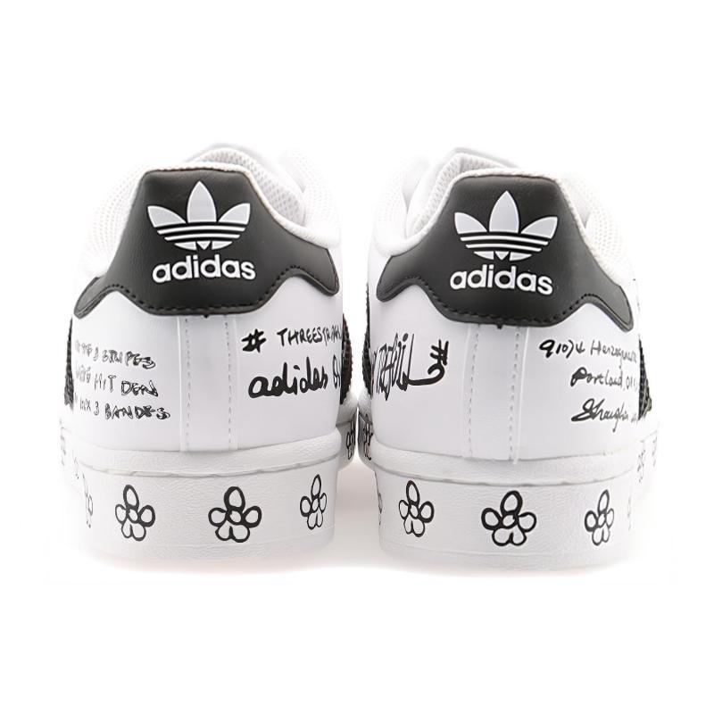 Adidas Superstar 'Sharpie Pack Graffiti White Black' Sneakers GV9804