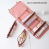 Detachable Makeup Bag Women Zipper Mesh Large Capacity Cosmetics Pouch Foldable Portable Travel Wash Storage Bag