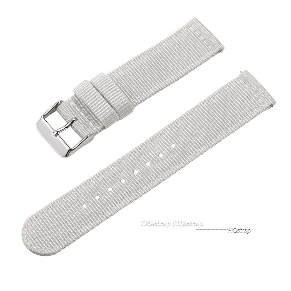 Nylon Watch Band 18mm 20mm 22mm 24mm for Military Woven Strap Quick Release Wristband for Seiko Women Men Sport Watch Bands