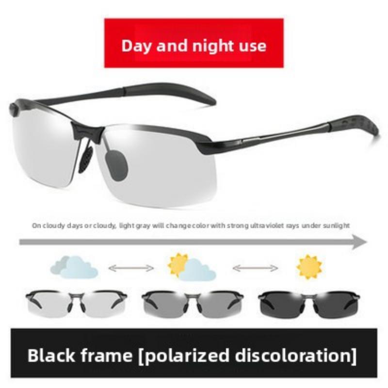2025 nowe okulary przeciwsłoneczne z polaryzacją 3043 męskie okulary do jazdy nocnej outdoorowe fotochromowe okulary na dzień i na noc