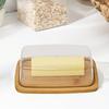Glass Cover Butter Box Butter Storage Box Cheese Dessert Cover Kitchen Fresh-keeping Box Dessert Snack Butter Dish