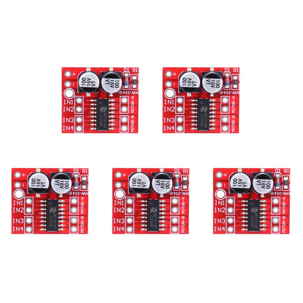 

L298N DC-Motorantriebs-Controller Modul, PWM-Geschwindigkeit, Mini 2,5 A, elektr