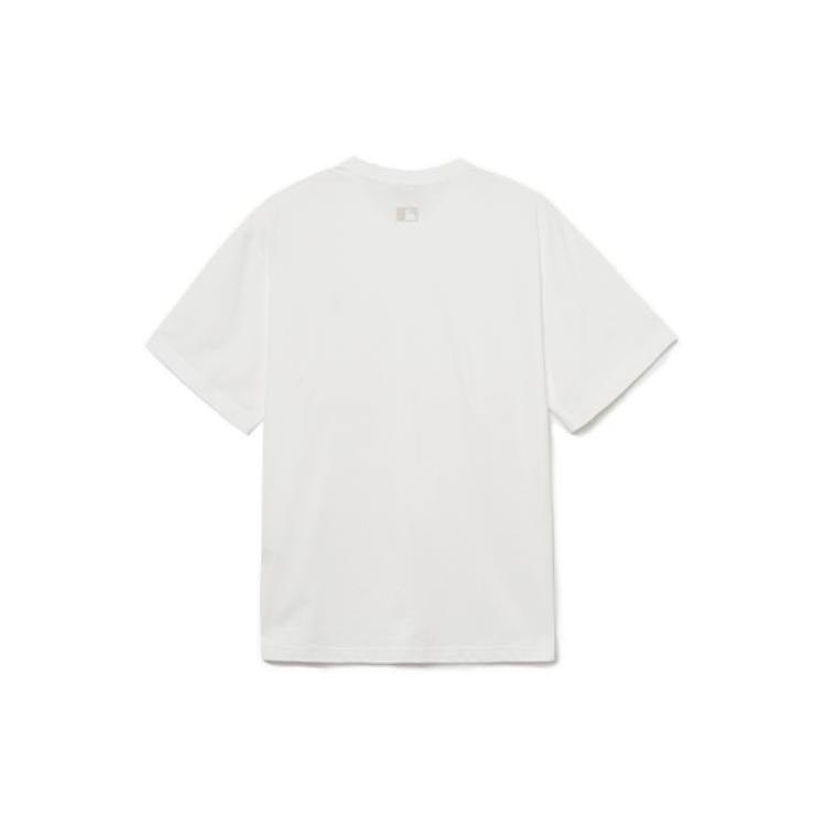 MLB T Shirts Unisex Crew Neck Moderate Straight Fit 3ATSBO233-07WHS