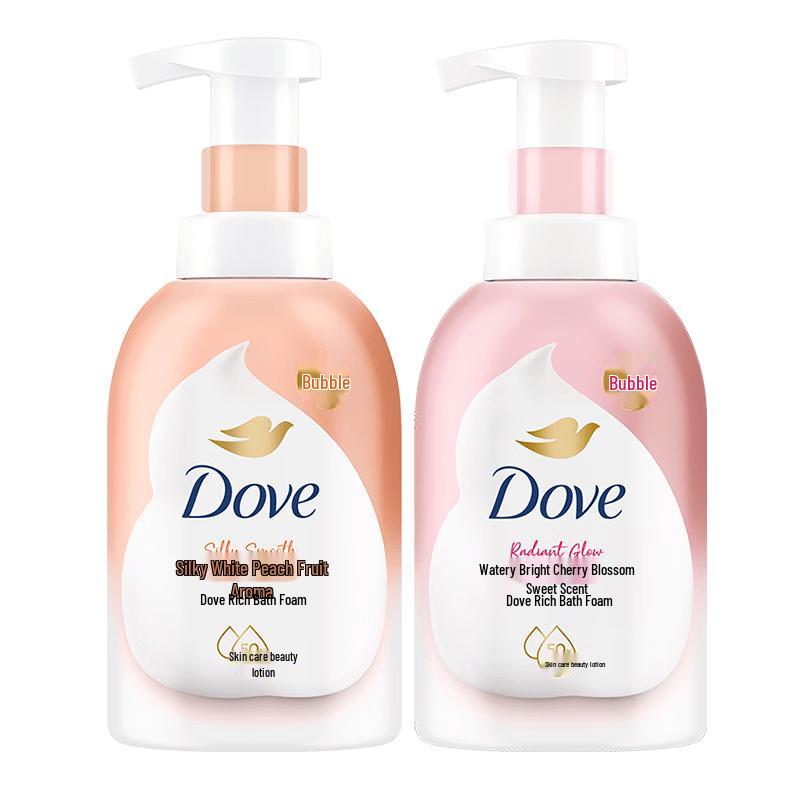 Dove Foaming Body Wash - Cherry Blossom & White Peach Duo