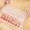 Heart-Shaped Ice Cube Trays Non-Stick Reusable Silicone Ice Mold with Lid Stackable Food-Grade BPA-Free Ice Cube Maker