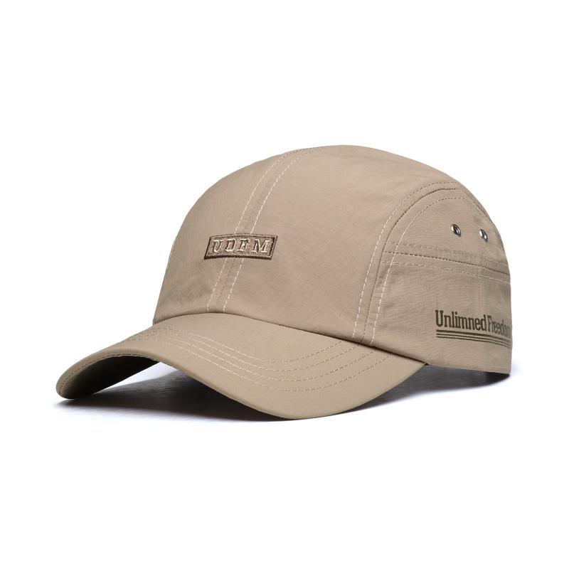 Quick-drying Waterproof Baseball Cap Men's Spring and Summer Outdoor Mountaineering Soft Top Thin Cap Breathable Sunscreen Visor
