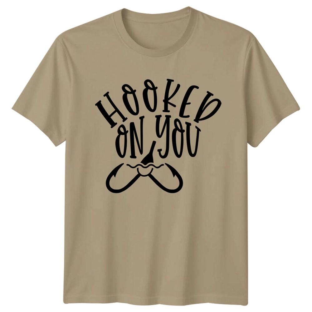 Hooked ON YOU Fishing Lover Unisexs TShirt Gift For FisherUnisex S