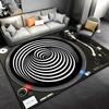 Disc Player Carpet for Living Room Area Rug Decorative Floor Rug Carpet Gift for Anniversary Mother's Day Father's Day Furry Mat