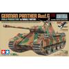 Tamiya 1/35 Tank Series No.55 German Army Panther G Early Type Single Motorized Specification Plastic Model 30055 Camouflage 7.5 Cm X 21.5