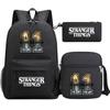 Stranger Things Star Printing Teen Student School Bag Three-Piece Men'S And Women'S Backpack