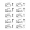 Nonrust Steel Drill Clip Holders Cordless Drill Belt Clip Accessories for 20V Largest Cordless Tool 10 Pack