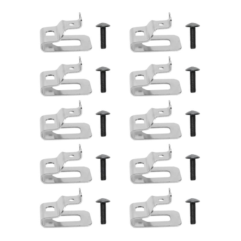 

10Pcs Heavy Duty Nonrust Steel Tool Belt Clip Suitable with 20V Largest Power Tool Power Tool Waist Clip Set 1