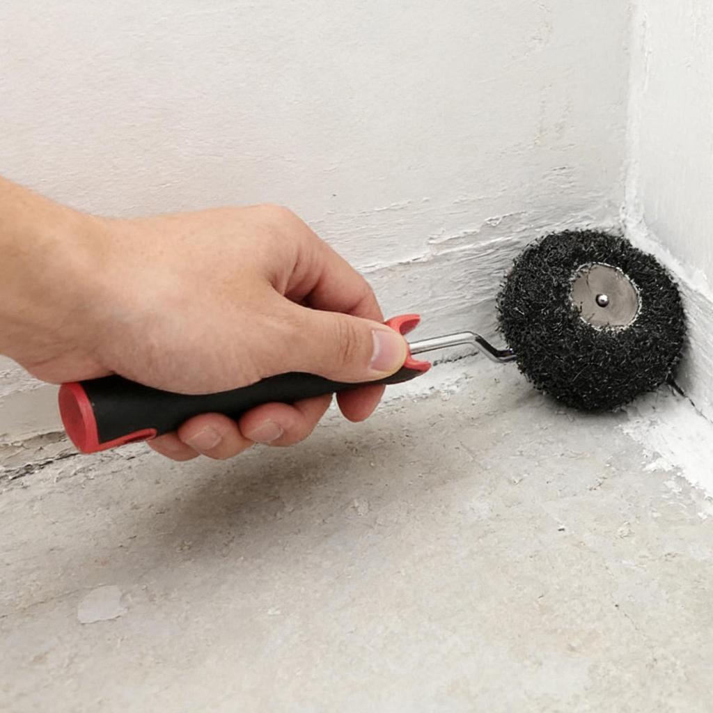 Corner Edging Paint Brush Pumpkin Shaped Roller Brush Corner putty finishing roller Inner corner lining paint roller for Ceiling
