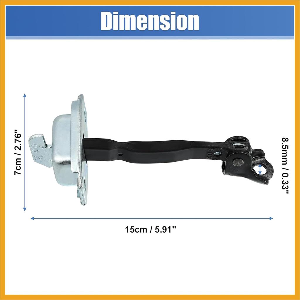 Front Left Door Check Stop Strap Limiter Door Check Arm Assembly 68620-02061 for Toyota Prius for Toyota Corolla Matrix LH Driver Side Door Stopper