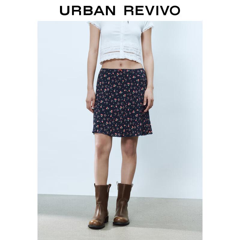 UR Women s 2025 Spring Floral A-Line Skirt XS