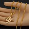 Stainless Steel Simple Witch's Irish Knot Necklace Infinity Witch Jewelry Women's Charm Casual Charm Jewelry Gift