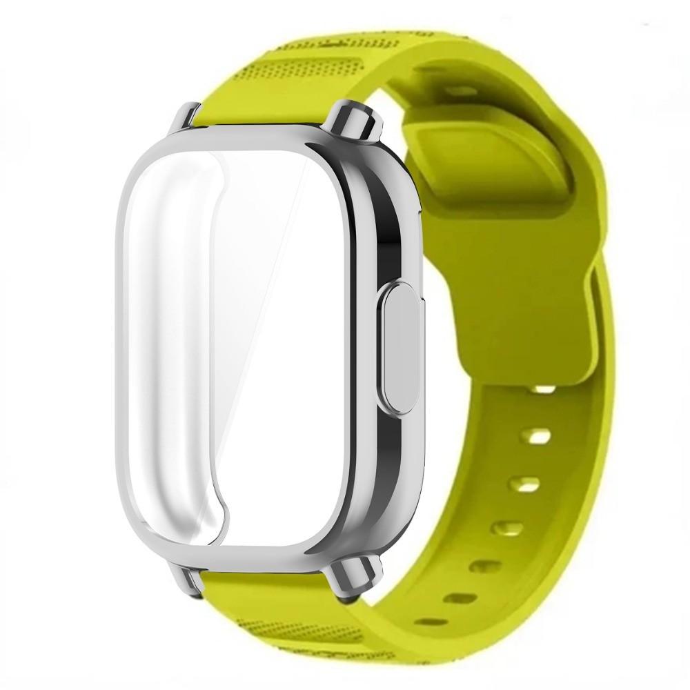 Breathable Silicone Strap+TPU Screen Protector For Redmi Watch 5 Active Band Soft Case For Redmi Watch 5 Lite Sports Band Correa
