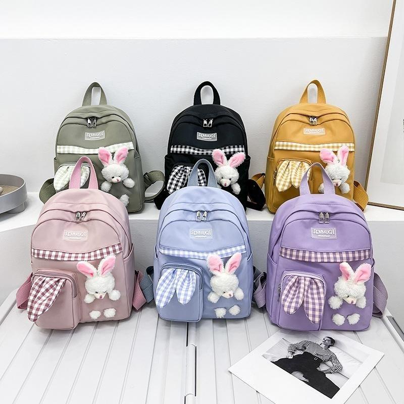 Backpack for Kindergarten with Large Capacity, Small Rabbit Design, Small Backpack for Outings