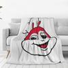Jollibee Mascot Blankets Flannel Sofa Throw Blanket Breathable Throw Blankets for Couch Bedding Office Throws Bedspread Quilt