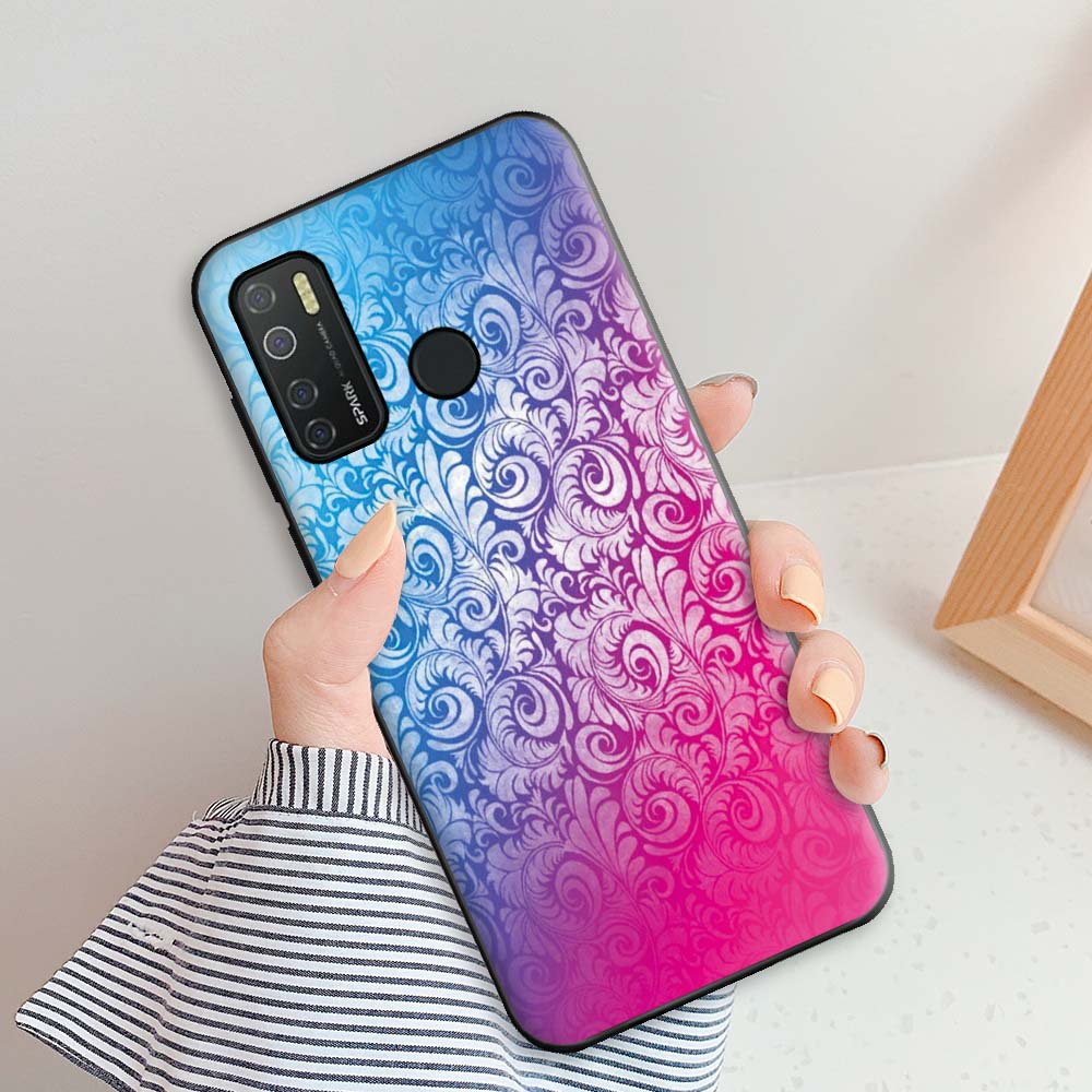 For Tecno Camon 15 Case Capa Case For Camon 15 Air Cute Silicone Soft TPU Phone Case For Tecno Camon15 15 Air Fundas Feather