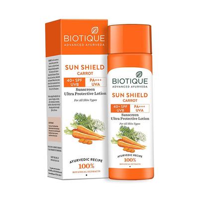 Crema solare alla carota 40+ SPF (190 ml), Sun Shield Carrot 40+ SPF Crema solare ultra protettiva,