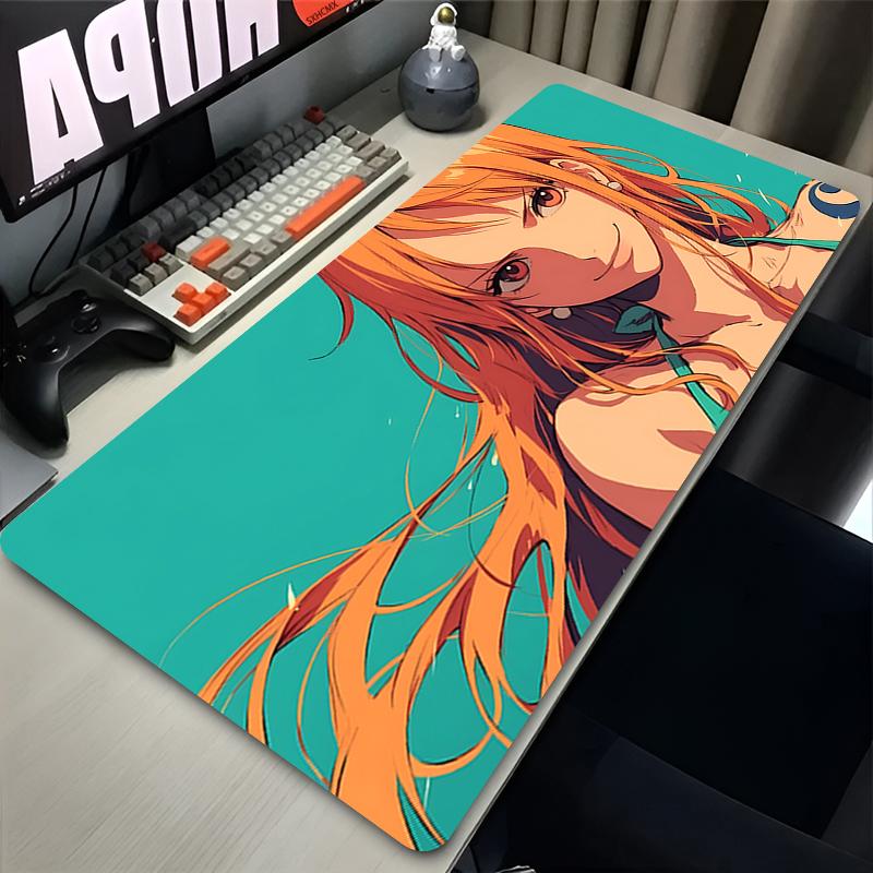 Large Mouse Pad One Piece Nami Office Computer Desk Mat Table Keyboard Pad Office Laptop Carpet Pc Accessories Gaming Mousepad