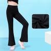 Girls' Spring/Autumn Slim-fit Long Pants Dance Pants for Older Children Bell-bottom Pants Practice Pants