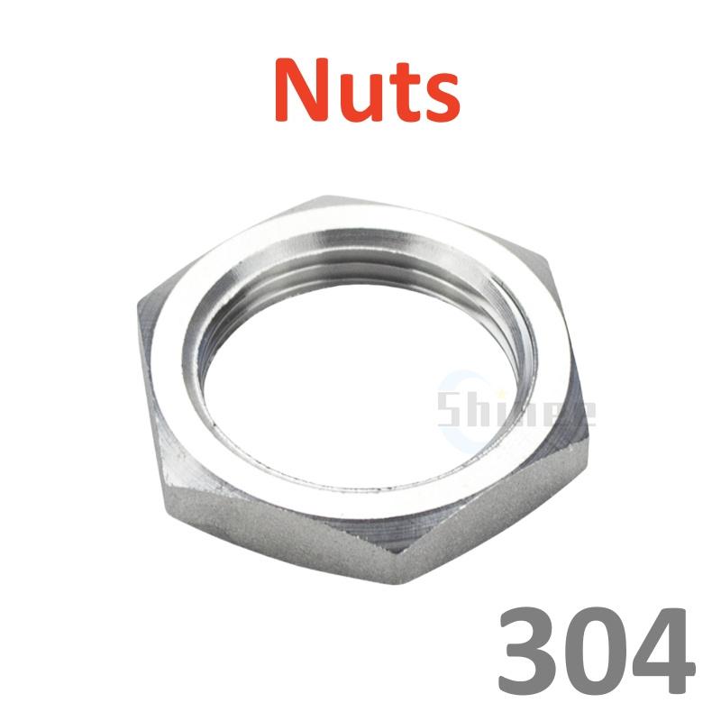 1/5/10pcs 1/8" 1/4" 3/8" 1/2" 3/4" 1" G1.2 BSP Male Countersunk Flange Hex Square End Plug Cap 304 Stainless Steel Pipe Fitting
