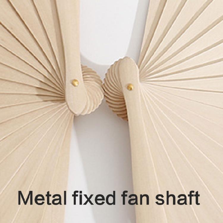 Elegant Foldable Fan With Single Color Silk Cover Practical Craftsmanship Perfect For Important Gatherings