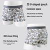 60-Pack Digital Print Men's Seamless Modal Boxer Briefs - Sweat-Absorbent for Teen Boys.