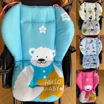 Universal Baby Dining Chair Cushion Cartoon Print Baby Dining Chair Pad Baby Stroller Accessories