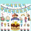Colorful Kids Birthday Party Supplies Featuring Joyful Plates And Happy Banners
