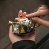 merchandise Thangka gold and silver wrong Chen Desheng tea ceremony ceramic teapot gilt Xishi pot enamel color Guochao court