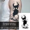 1 Pièce Autocollants de Tatouage Temporaire Imperméables Monstre, Imperméables Longue Durée pour Une à Deux Semaines, Pour Bras, Jambe.