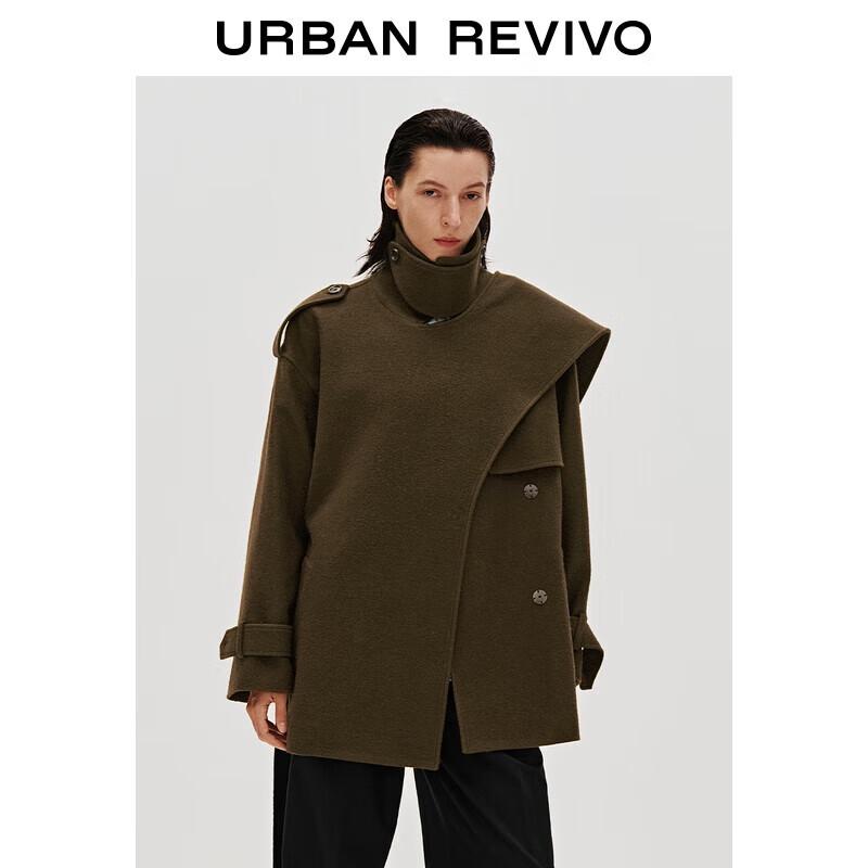 

Женское шерстяное пальто UR с поясом M