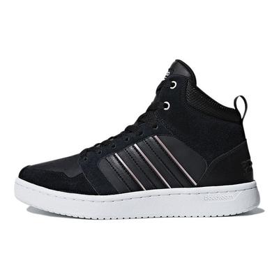 Neo Cloudfoam Super Hoops Mid Casual Sneakers Women Sneakers Black DB0307
