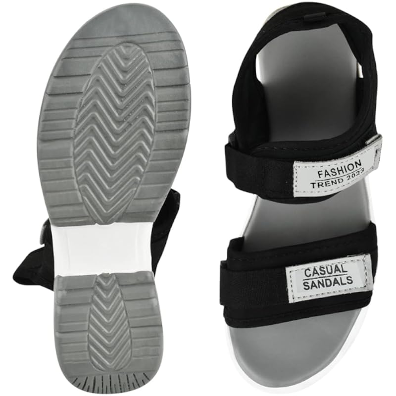 Shoetopia Lightweight Comfortable & Trendy Flatforms Grey Sandals For Women & Girls /Uk5