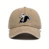 Unisex  Women Adjustable Snapback Baseball Cap with Animal Print  Breathable Unisex Hat Suitable for Outdoor Travel Streetwea