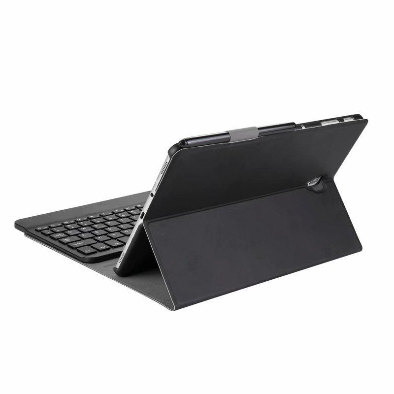 Samsung T590/T595 Tablet Bluetooth Keyboard Leather Case - Wireless Protective Cover